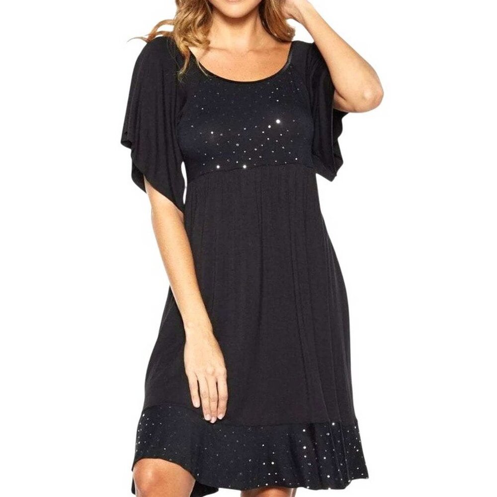 Rhonda Shear Shimmer Sleep Gown MEDIUM (6767)